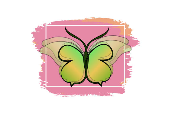 Butterfly Cute Decorative Brush Layout: A Versatile Design Asset for Modern Creators
