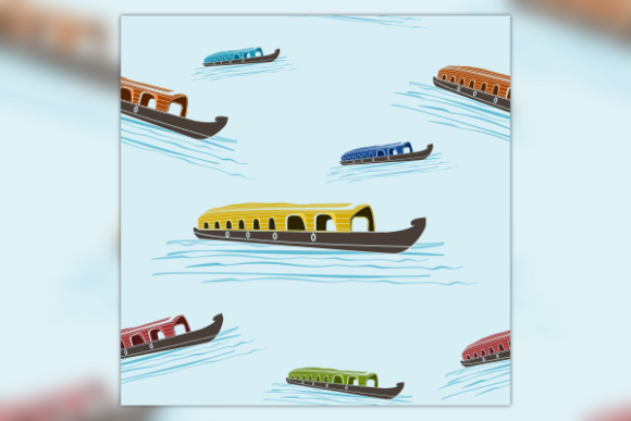 Capturing the Essence of Kerala: The Strategic Value of the Semi-Oblique Keralan Houseboat Pattern in Modern Design