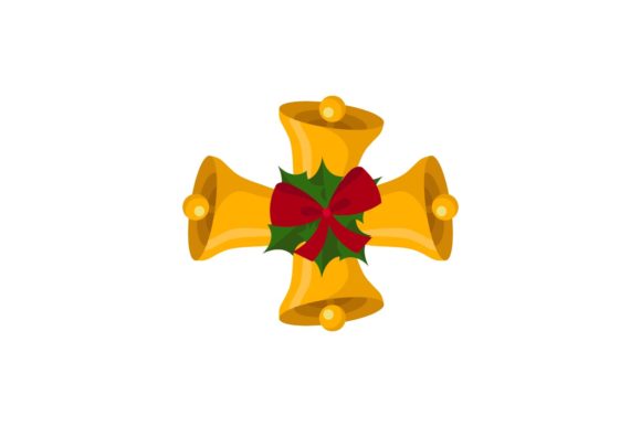 Christmas Bell Ornaments Decorative: A Versatile Design for Festive Creations