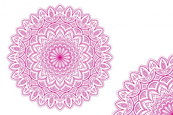 Circular Pattern of Mandala Elements