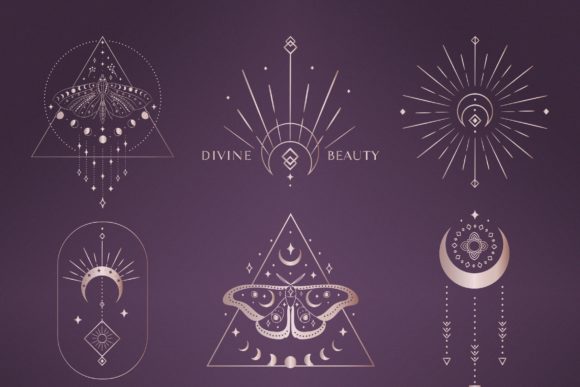 Divine Beauty Pre-Made Logo Design: Moon