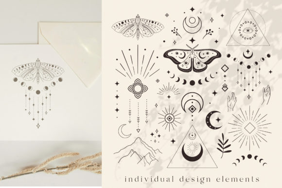 Divine Logo Elements: Esoteric, Mystic