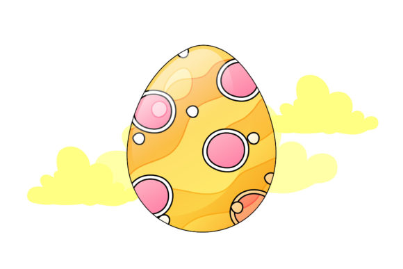 Egg with Decorative Design: A Versatile Digital Asset for Creative Professionals