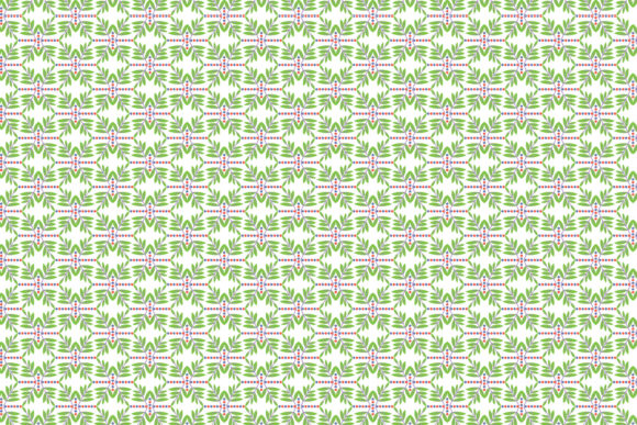 Floral Green Decorative Art Pattern: A Versatile Design for Modern Creativity