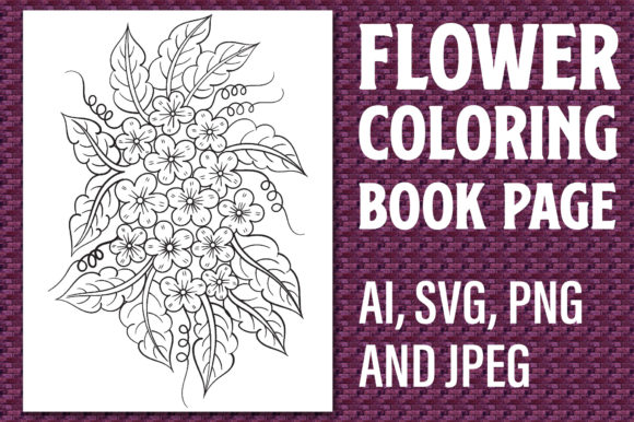 Flower Coloring Book Page for KDP: A Strategic Asset for Publishers