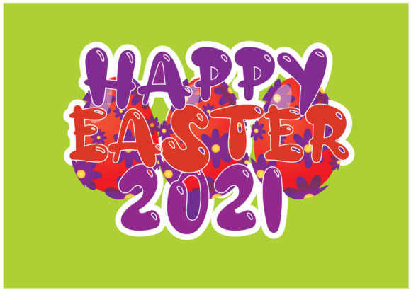 Happy Easter 2021 Template for Your Designs