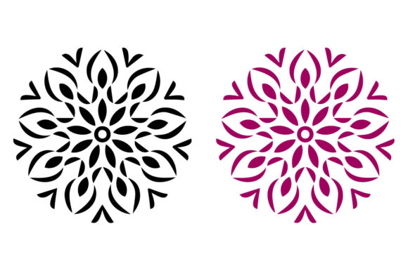 Mandala Pattern Stencil Doodles Sketch