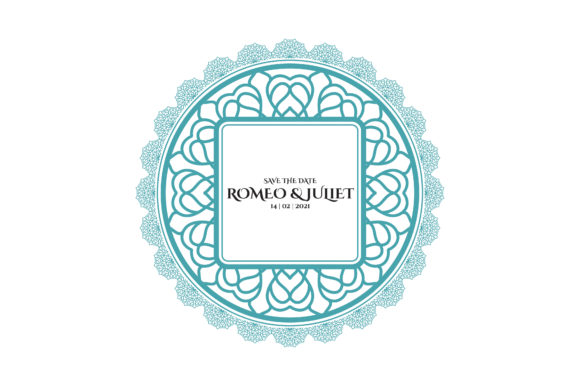 Mandala Save the Date Ornament Greeting: A Versatile Design Resource