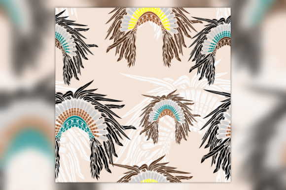 Native American Headdress Pattern: A Versatile Design Resource