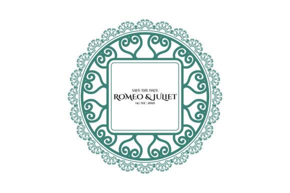 Save the Date Vintage Ornament: A Versatile Digital Asset for Creative Projects