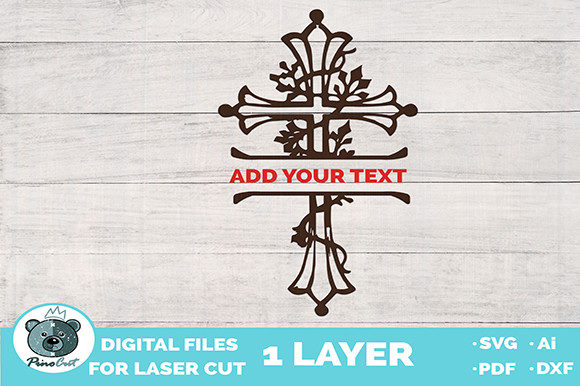 Split Letter Cross: A CNC Plywood Project for Modern Creators