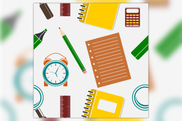 Unlocking Creativity with the School Equipment Seamless Pattern